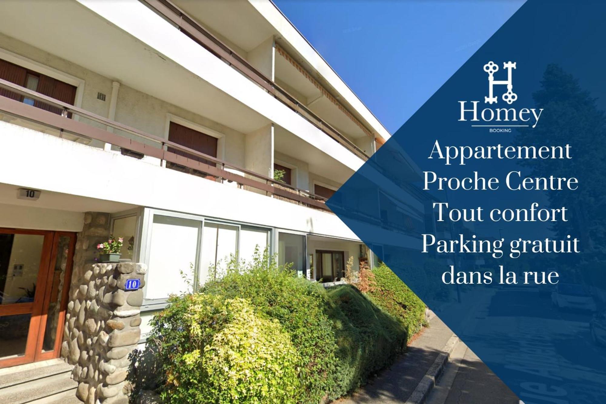 Homey Tidy - New / Proche Centre Annecy / Parking Gratuit / Logement Entierement Equipe Dış mekan fotoğraf