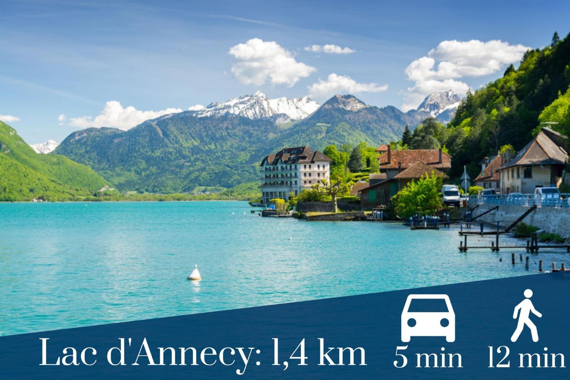 Homey Tidy - New / Proche Centre Annecy / Parking Gratuit / Logement Entierement Equipe Dış mekan fotoğraf