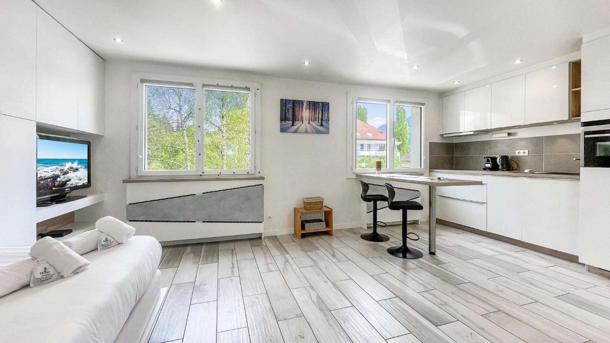 Homey Tidy - New / Proche Centre Annecy / Parking Gratuit / Logement Entierement Equipe Dış mekan fotoğraf